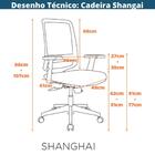 Cadeira De Escritório Singapura - Preto