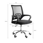 Cadeira De Escritório Tela Mesh Begonia Ergonômica Giratória