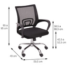 Cadeira De Escritório Tok - Azul