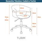 Cadeira De Escritório Turim Caramelo