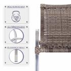 Cadeira De Fibra Sintetica Colombia 7 Unidades Para Piscina E