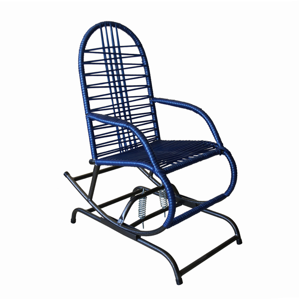 Cadeira De Fio Balanço Infantil Para Varanda Azul