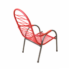 Cadeira De Fio Infantil Para Varanda Area Externa Luxo Vermel