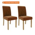 Cadeira De Jantar 2 Peças Madeira Maciça Fernanda Cimol Madei