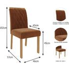 Cadeira De Jantar 2 Peças Madeira Maciça Juliana Cimol Madeir