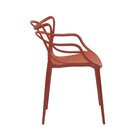 Cadeira De Jantar Allegra Laranja Telha