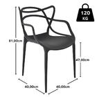 Cadeira De Jantar Allegra - Preta