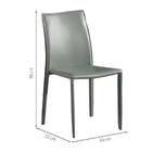 Cadeira De Jantar Amanda Cinza