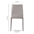 Cadeira De Jantar Amanda Nude