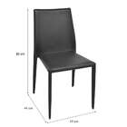 Cadeira De Jantar Amanda Preta