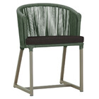 Cadeira De Jantar Área Noronha Em Alumínio Com Pintura Fendi