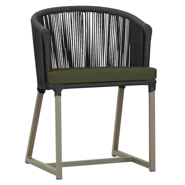 Cadeira De Jantar Área Noronha Em Alumínio Com Pintura Fendi