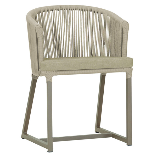 Cadeira De Jantar Área Noronha Em Alumínio Com Pintura Fendi