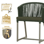 Cadeira De Jantar Área Noronha Em Alumínio Com Pintura Fendi