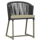 Cadeira De Jantar Área Noronha Em Alumínio Com Pintura Fendi