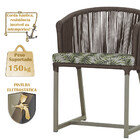 Cadeira De Jantar Área Noronha Em Alumínio Com Pintura Fendi