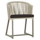 Cadeira De Jantar Área Noronha Em Alumínio Com Pintura Fendi