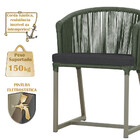 Cadeira De Jantar Área Noronha Em Alumínio Com Pintura Fendi