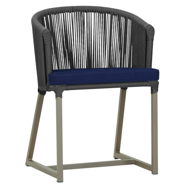 Cadeira De Jantar Área Noronha Em Alumínio Com Pintura Fendi