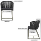 Cadeira De Jantar Área Noronha Em Alumínio Com Pintura Fendi