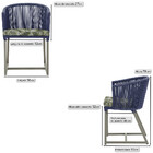 Cadeira De Jantar Área Noronha Em Alumínio Com Pintura Fendi