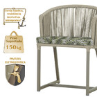 Cadeira De Jantar Área Noronha Em Alumínio Com Pintura Fendi