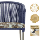 Cadeira De Jantar Área Noronha Em Alumínio Com Pintura Fendi