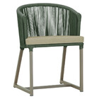 Cadeira De Jantar Área Noronha Em Alumínio Com Pintura Fendi