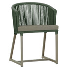 Cadeira De Jantar Área Noronha Em Alumínio Com Pintura Fendi