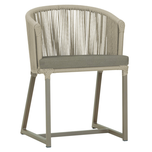 Cadeira De Jantar Área Noronha Em Alumínio Com Pintura Fendi