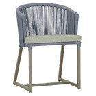 Cadeira De Jantar Área Noronha Em Alumínio Com Pintura Fendi