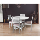 Cadeira De Jantar Atenas Com Telinha Verniz Imbuia E Linho Be