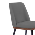 Cadeira De Jantar Bahia Suede Pés Chanfrado Tabaco C05 - D'ro