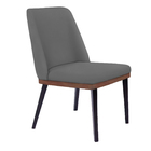 Cadeira De Jantar Bahia Suede Pés Chanfrado Tabaco C05 - D'ro