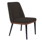 Cadeira De Jantar Bahia Suede Pés Chanfrado Tabaco C05 - D'ro