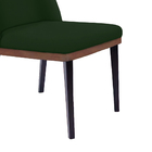 Cadeira De Jantar Bahia Suede Pés Chanfrado Tabaco C05 - D'ro