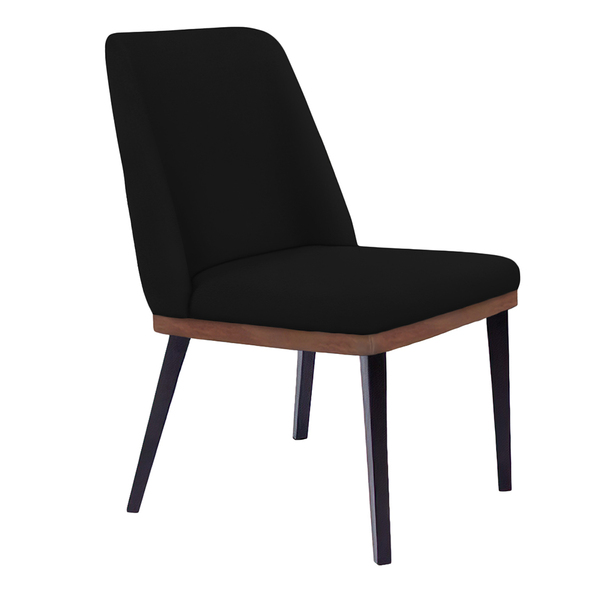 Cadeira De Jantar Bahia Suede Pés Chanfrado Tabaco C05 - D'ro