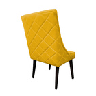 Cadeira De Jantar Bela Capitone Suede Amarelo