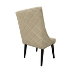 Cadeira De Jantar Bela Capitone Suede Capuccino