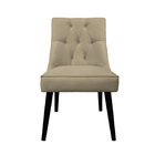 Cadeira De Jantar Bela Capitone Suede Capuccino