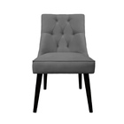 Cadeira De Jantar Bela Capitone Suede Cinza