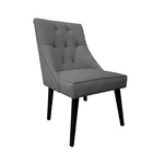 Cadeira De Jantar Bela Capitone Suede Cinza