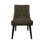 Cadeira De Jantar Bela Capitone Suede Marrom