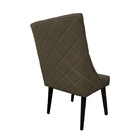 Cadeira De Jantar Bela Capitone Suede Marrom
