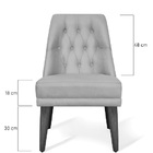 Cadeira De Jantar Bela Suede Amarelo - Meu Lar Decorações De