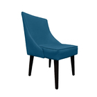 Cadeira De Jantar Bela Suede Azul Royal - Dominic Decor