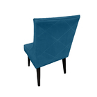 Cadeira De Jantar Bela Suede Azul Royal - Dominic Decor