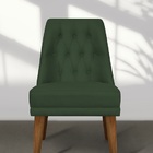 Cadeira De Jantar Bela Suede Verde - Meu Lar Decorações De Am