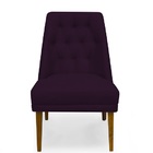 Cadeira De Jantar Bela Veludo Roxo - Meu Lar Decorações De Am
