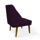 Cadeira De Jantar Bela Veludo Roxo - Meu Lar Decorações De Am